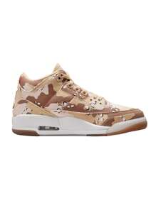 Nike AIR JORDAN 3 - Dark Driftwood/Sail/Hemp/Velvet Brown/Brilliant Orange/White - View 1