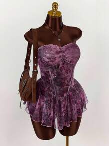 Amplova 大码女式波西米亚风格夏装 - 彩色 - 查看 4