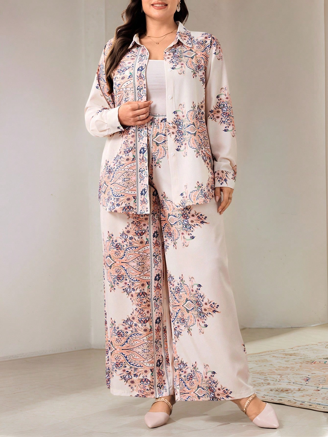 Lacomfia مجموعة كارديجان وبنطلون نسائي بأكمام طويل...