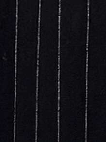 SHEIN EZwear Women's Casual Black Linen Striped Loose For Holiday Women Striped Wide Leg Pants - Black - View 7