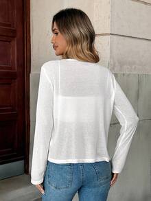 EMERY ROSE Chaqueta ligera elegante con diseño floral 3D para mujer