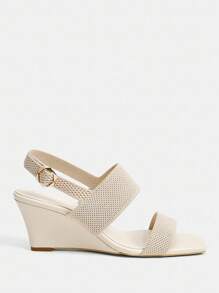 Ressula Women's Fashionable And Comfortable Platform Slip-On Shoes - Apricot - View 2
