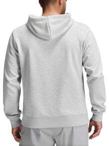 Champion Men's Casual Versatile Simple Drawstring Pouch Pocket Hoodie - Light Grey - View 2