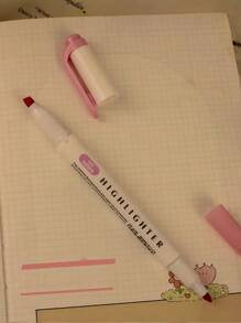 15色双头书写笔套装、荧光笔、书写笔，以及一份甜蜜的粉彩学校礼物 - 彩色 - 查看 6