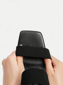 Ressula Women's Fashion Black Comfortable Wedge Heel Casual Shoes - Black - View 3