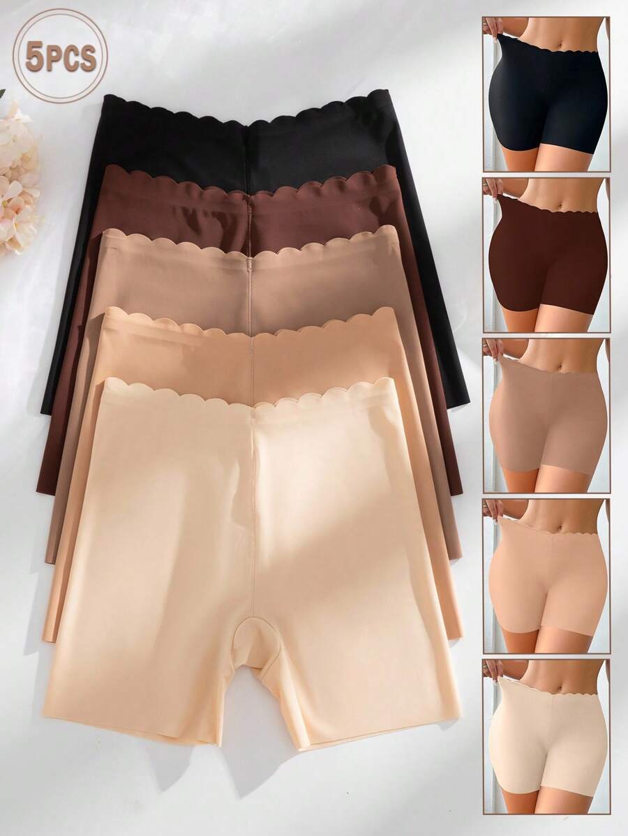 5 Stücke/Set Damen nahtlose Slips - Verschiedenfarbig - Übersicht 1