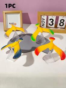 1/3PCS Random Color Balanced Eagle Leisure And Entertainment Toy Transparent Pyramid Basic Creative Stress-Resistant Toy Birthday Gift - Multicolor - View 6