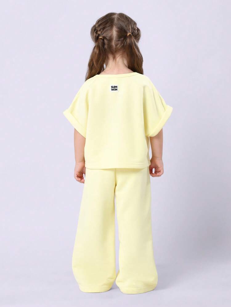 Happy Days Wide Leg T-Shirt Co-Ords Outfit