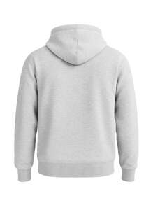 Champion Men's Casual Versatile Simple Drawstring Pouch Pocket Hoodie - Light Grey - View 5