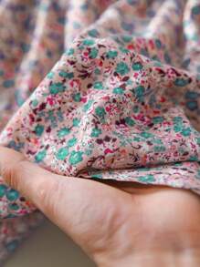 SHEIN Frenchy Áo crop top đen không dây bất đối xứng cỡ lớn cho nữ, mùa hè - Hồng - Xem 4