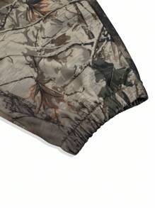 Manfinity EMRG 男士休闲街头树印花抽绳腰运动裤，适合狂欢