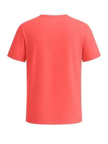 Men's Casual Letter Graphic Short Sleeve T-Shirt, Summer - Pink - View 4