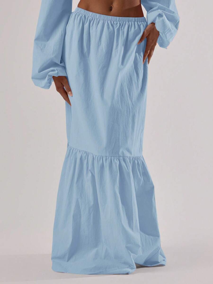 MUSERA 波西米亚风编织层叠飘逸长裙，度假夏季优雅可爱伊比沙岛波西米亚风