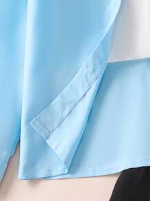 Conjunto de camisa informal para niñas adolescentes, conjunto de outfits versátiles de estilo coreano sencillo, para primavera y otoño - Multicolor - Ver 6