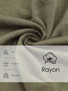 Aalyst 2pcs Women Summer Bohemian Style Tie Waist Dolman Sleeve V-Neck Top And Wide Leg Shorts Set - Green - View 7