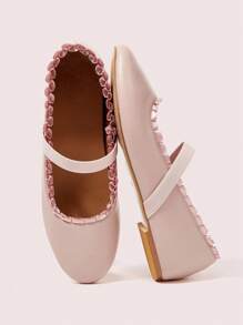 CUCCOO DOLLMOD 女士时尚可爱粉色平底休闲鞋 - 粉色 - 查看 9