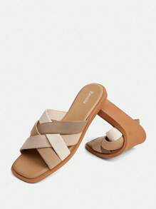 Giày lười thoải mái thời trang nữ - Màu be - Xem 6