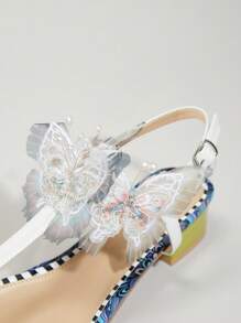 SHUZIA Ladies Thong Sandals With Butterflies Decor - Multicolor - View 6