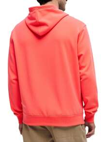 Champion Herrtröja med bokstavstryck och dragsko, avslappnad huva - Rosa - Visa 2