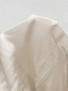 Chiquease 素色無袖緞面襯衫 - 米色 - 查看 3