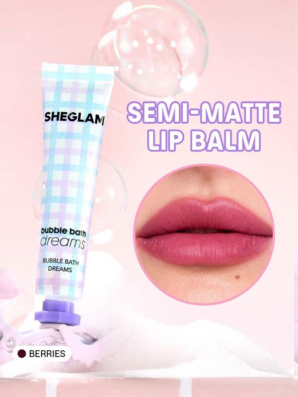 SHEGLAM Bubble Kiss Bálsamo labial-Berries Graduación Cumpleaños Vacaciones Verano Otoño Y2k Elegante Moda Mujeres Niñas Maquillaje Cosmético Belleza Fiesta Playa Viaje Camping Aire libre Escuela Campus Excursión Festivales Decoración Regalo Presente Rosa Chica Cosplay Mejor Color Encanto Vibra