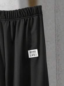 2pcs/Set Men & Teenage Boys Casual Round Neck Sweatshirt & Sports Outfit Set, Spring/Autumn Fall Winter