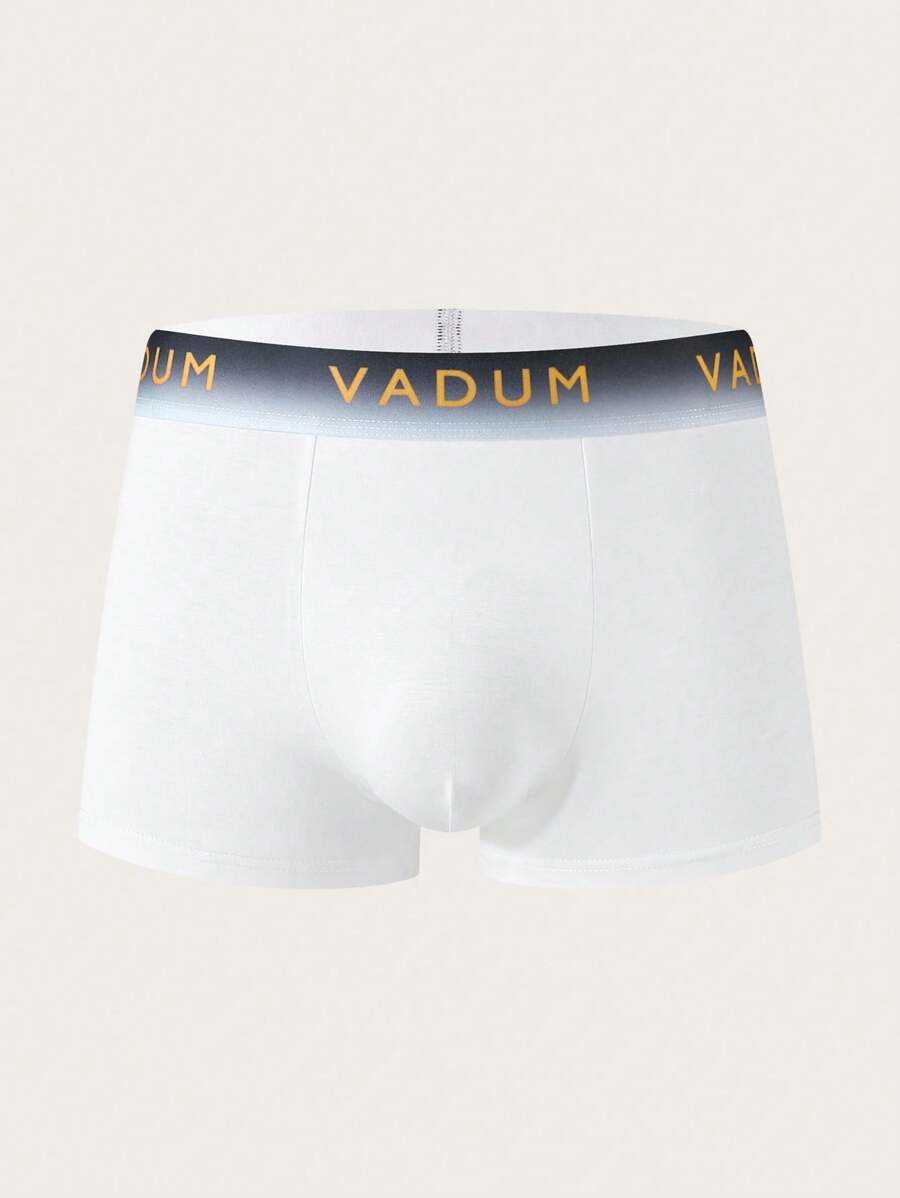 2件装男士日常舒适性感平角内裤 - 黑色 - 查看 1