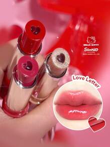 Hello Kitty｜SHEGLAM Be My Baby Hydrating Lipstick-Love Letter Lip Combo Brand Beauty Makeup Face Paint Cosmetic For Women Girls Perfect For Winter Spring Ideal For Y2K Fancy Fashion Suitable For Birthday Gift Party Ready Best Color - Love Letter - View 1