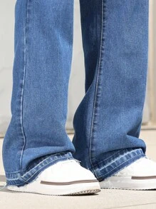 Manfinity EZcore 男式修身直筒喇叭裤牛仔裤