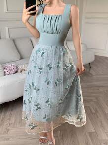 Feyla Women's Mid-Length Dress - Green - View 2