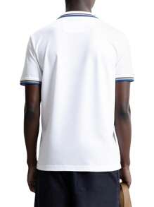 Hugo Boss Men's Striped Short Sleeve Casual Polo Shirt - 106 Natural - View 2