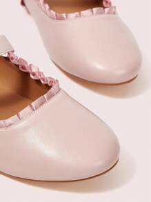 CUCCOO DOLLMOD 女士时尚可爱粉色平底休闲鞋 - 粉色 - 查看 7