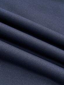 少女休闲皇家蓝色针织标语不对称肩部印花短袖修身上衣，适合春夏季，凉爽，基本款，日常，百搭，运动时尚，返校季，校服