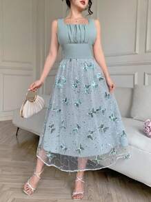 Feyla Women's Mid-Length Dress - Green - View 5