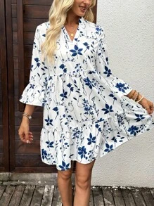EMERY ROSE 女式花卉印花 V 领喇叭袖短款休闲连衣裙，适合假期秋季服装 女式秋季连衣裙 秋季服装 女式秋季服装 女式秋装 女式秋冬服装 女式冬季教师服装 女式外出上衣 女式商务休闲装 女式商务休闲装 女式商务休闲装 女式乡村服装 女式老钱基本款教师服装 女式外出上衣 女式返校秋季女装 蓝白相间的碎花连衣裙 女式蓝白相间的连衣裙 碎花层叠连衣裙 3/4 袖连衣裙 V 领连衣裙 蓝白相间的碎花连衣裙 长袖夏装 女式衬衫连衣裙 碎花连衣裙 女式蓝色碎花连衣裙 女式服装 加大码连衣裙 女式服装 女式服装 女式服装 女式服装 女式服装 女式服装 女式服装 女式服装 女式服装 女式服装 女式服装 女式服装 女式服装 女式服装 女式服装 女式服装 女式服装 女式服装 女式服装 女式服装 女式服装 女式服装 特定图案：全身印花 特定图案：碎花 下摆形状：荷叶边 类型：衬衫细节：荷叶边下摆 - 藍色 - 查看 3