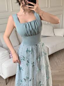 Feyla Women's Mid-Length Dress - Green - View 4