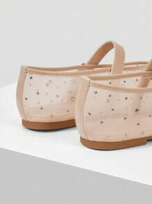 MOTF PREMIUM GIÀY BALLET CÓ CHI TIẾT ĐÁ THỦY TINH - Màu be - Xem 8