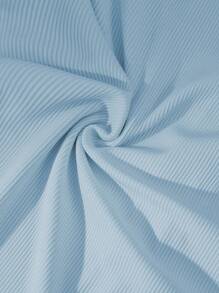 Franclia 女式夏季纯色圆领插肩袖短袖休闲单扣T恤