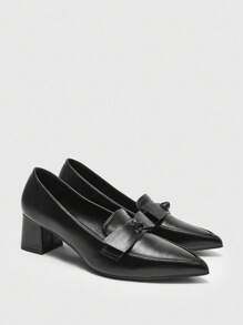 CUCCOO BIZCHIC Women's Fashionable High Heel Pumps For Commuting And Daily Wear - Black - View 2