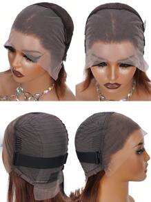 Chocolate Brown #3 13x4 Transparent Lace Front Bob Wig Human Hair 180% Density Short Pre Plucked Natural Hairline Install For Women - 9AM Hair Sport Vacation Travel Festival Prom Outdoor Cosplay Campus School Beach Wedding Camping Holiday Outfits Summer Outfits Vacay Vibes Charm Elegant Casual Y2k Fashion Styles Ss25 Breathable Cap Heat - S3 - View 5