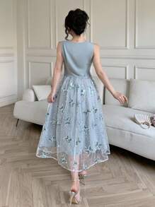 Feyla Women's Mid-Length Dress - Green - View 3