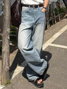 DAZY Men's Distressed Washed Blue Jeans, All Season, Emo Style - Blue - View 5