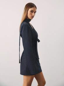 SHEIN X ELOISA & ORSON COSMINA 2 piezas Conjuntos elegantes para mujer de estilo business casual, estilo sirena de oficina, similar al diseño de influencer, coqueto, estilo old money, sexy