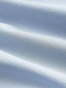 SHEIN MOD 2 Pieces Vacation Set: Sleeveless Top & Long Skirt, Contrast Color Navy - Blue - View 3