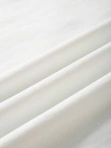 LOONEY TUNES X SHEIN 青少年男孩卡通猫咪图案短袖T恤和棋盘格印花短裤休闲两件套 - 彩色 - 查看 6