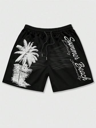 Street Life Shorts impresos para vacaciones de hombres, adecuados para uso diario, primavera/verano