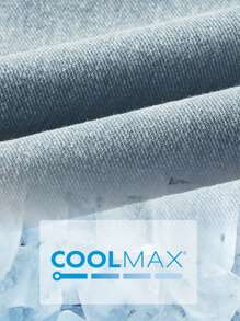 SHEIN ICON 休闲宽松高腰直筒牛仔裤 - 藍色 - 查看 8