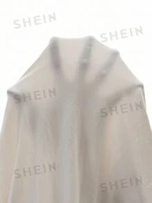 SHEIN X ELOISA & ORSON AKNOTIC Business Casual Camiseta casual de punto con cuello de polo y manga corta de unicolor para hombre, para la escuela