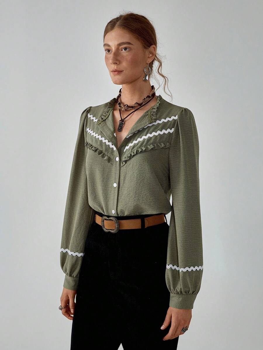 Florisole Cardigan ouvert décontracté bohème romantique pour femmes avec patchwork floral en dentelle et couleur unie