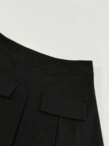 SHEIN Essnce Women Two Pieces Outfits For Daily Wear - Black - View 4